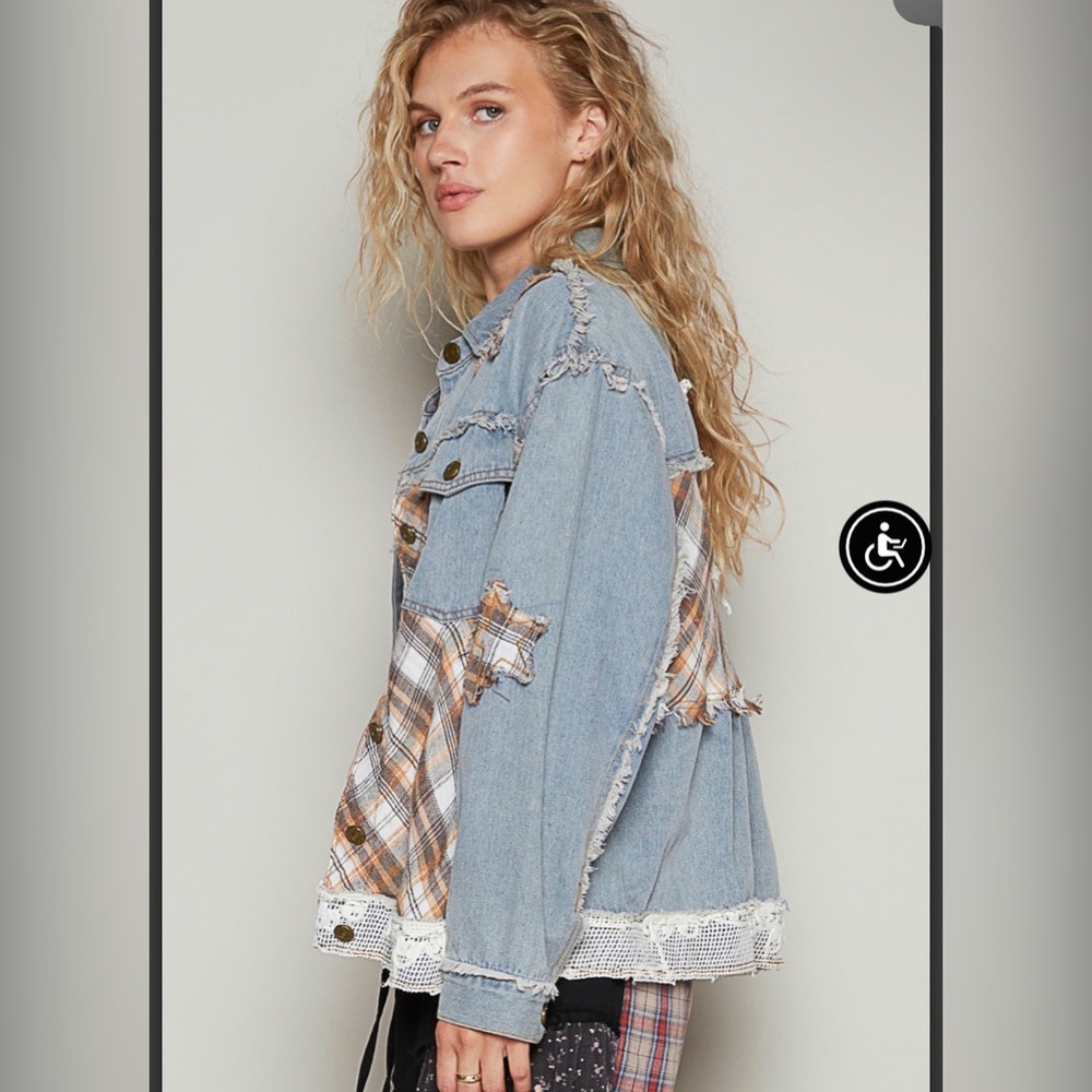 Pol Patchwork Denim Jacket - image 3